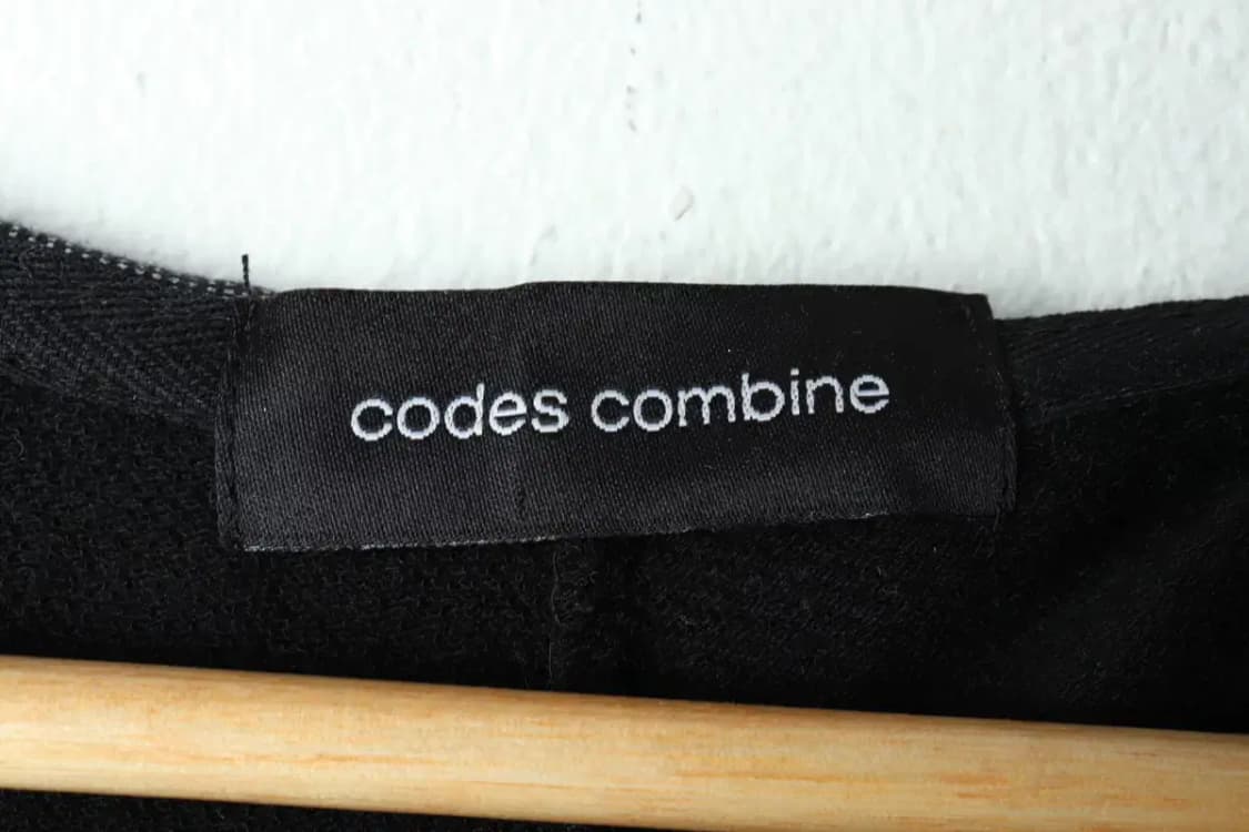 W(M) 코데즈 컴바인 후드집업 블랙 롱-1599F 상품이미지5