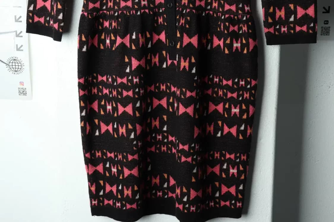 W(M) 질스튜어트 드레스 원피스 니트 패턴 울-159A4 상품이미지3