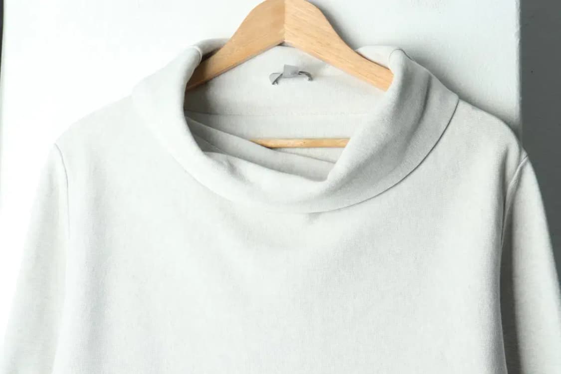 W(L-XL) 코스 니트 작은오염 목폴라 멜란지그레이-159AB 상품이미지3