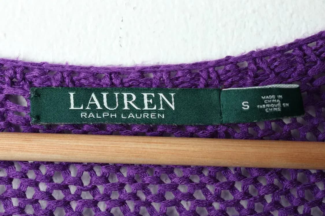 W(S-M) 폴로 랄프로렌 니트 퍼플 유니크 기본핏-159AD 상품이미지5