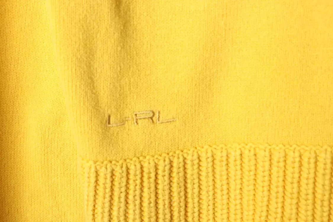 W(L) 폴로 랄프로렌 니트 목폴라 반집업 노랑-159AE 상품이미지5