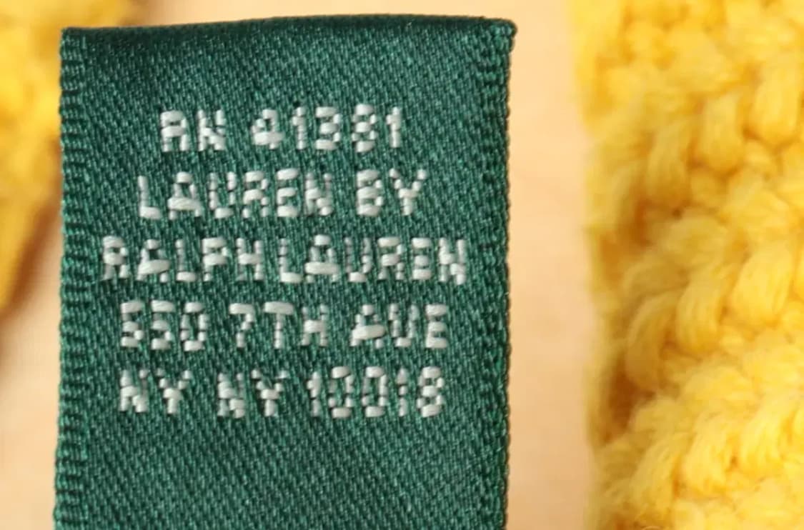 W(L) 폴로 랄프로렌 니트 목폴라 반집업 노랑-159AE 상품이미지8