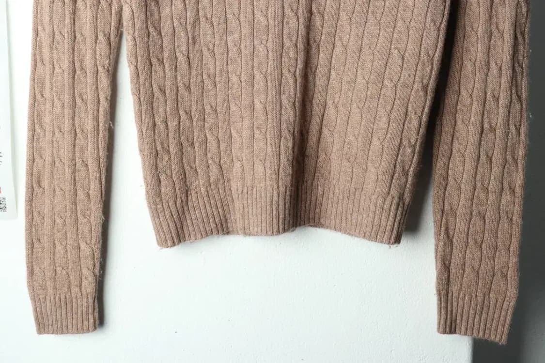 W(M) 제이크루 니트 케이블 꽈배기 베이지-159B0 상품이미지4
