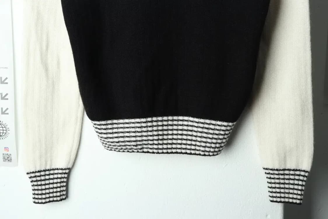 W(S) 브랜드빈티지 니트 레니본 리본 화이트-159B1 상품이미지4