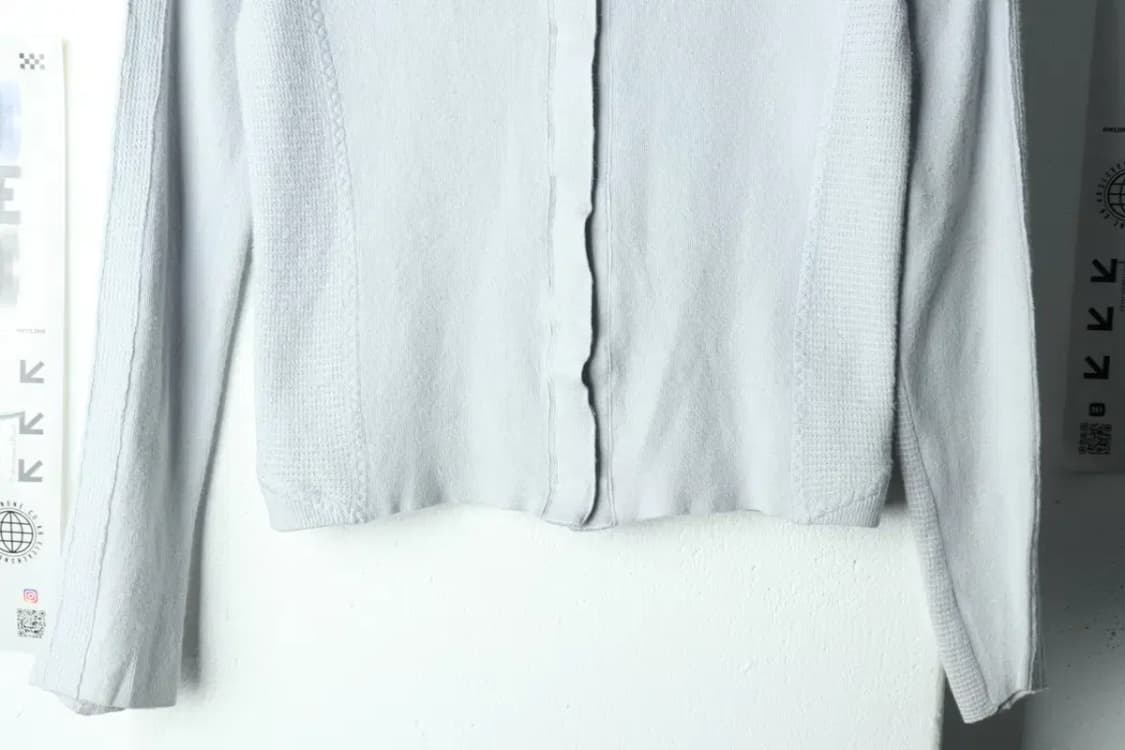 W(M) 타임 니트 가디건 한섬 연블루-159B5 상품이미지4