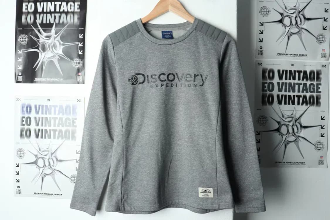 W(L) 디스커버리 긴팔티셔츠 사용감 기모 그레이-159BB 상품이미지2