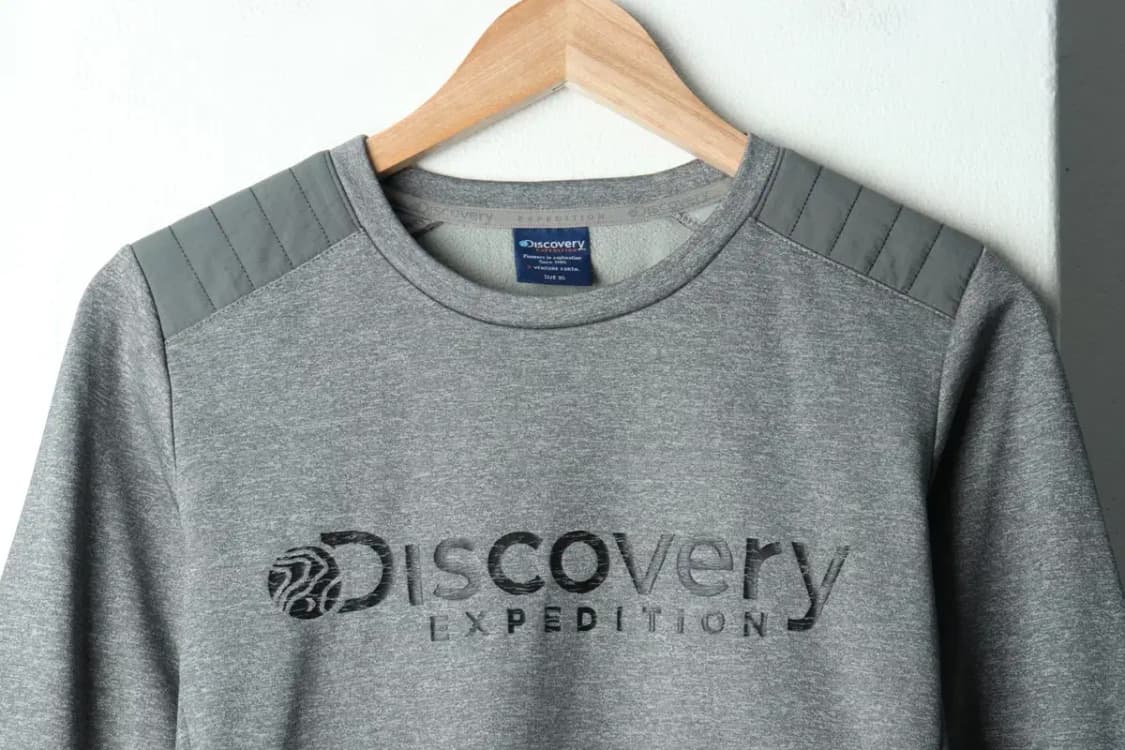 W(L) 디스커버리 긴팔티셔츠 사용감 기모 그레이-159BB 상품이미지3