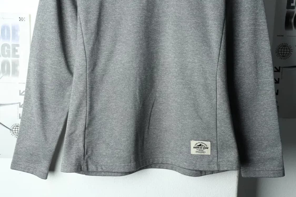 W(L) 디스커버리 긴팔티셔츠 사용감 기모 그레이-159BB 상품이미지4