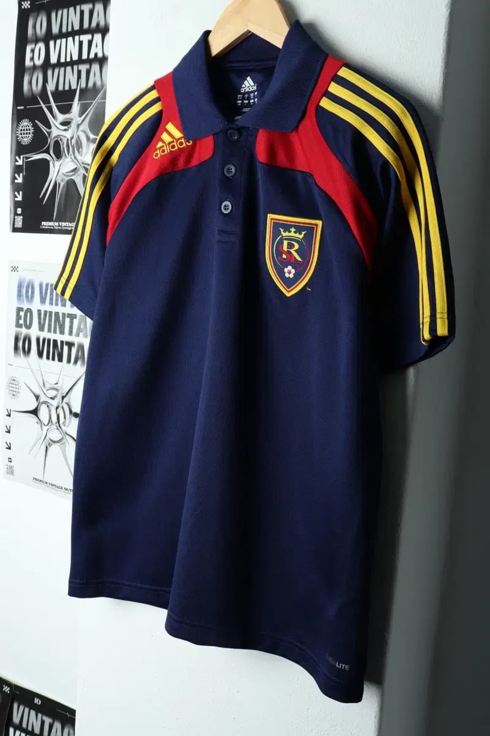 (M) 아디다스 반팔 카라 티셔츠 시즌 레알솔트레이크 트레이닝-159BD 상품이미지1