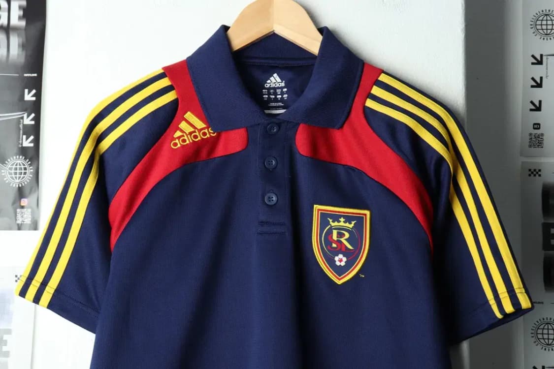 (M) 아디다스 반팔 카라 티셔츠 시즌 레알솔트레이크 트레이닝-159BD 상품이미지3