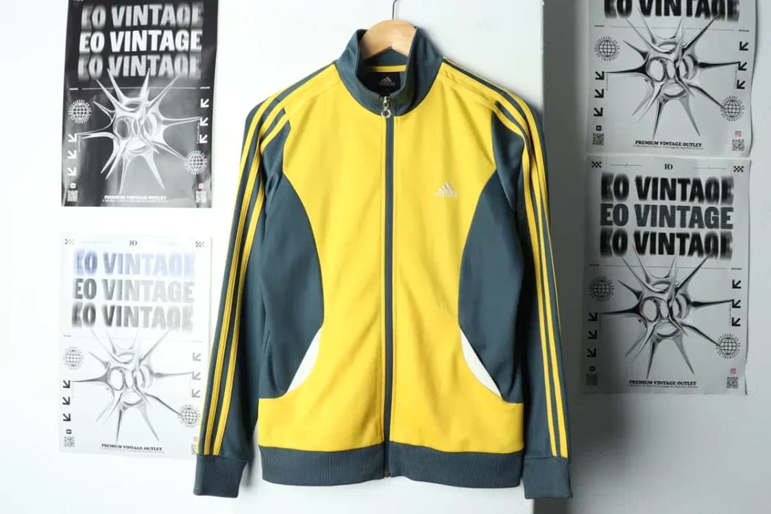 W(M) 아디다스 집업져지 트랙탑 노랑 올드스쿨-159C1 상품이미지3