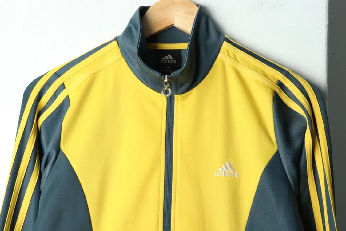 W(M) 아디다스 집업져지 트랙탑 노랑 올드스쿨-159C1 상품이미지4