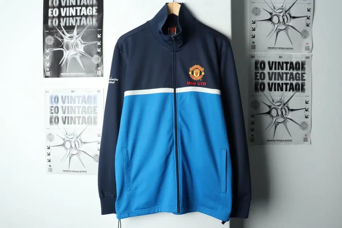 (XL) 브랜드빈티지 집업져지 트랙탑 맨체스터 유나이티드-159C3 상품이미지3