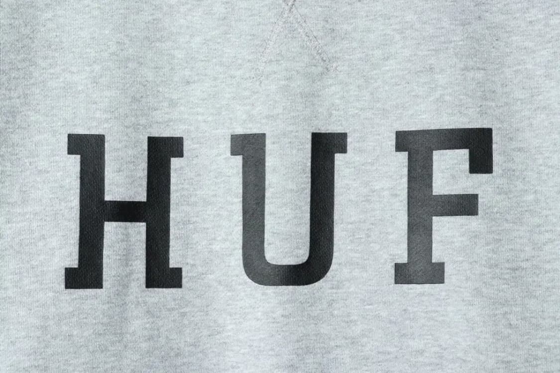 (L-XL) 허프 맨투맨 티셔츠 로고 그레이 기모-159C7 상품이미지5