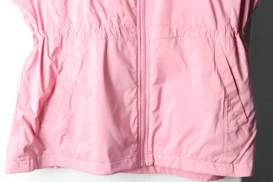 W(XL) 코오롱스포츠 집업 바람막이 점퍼자켓 조끼 경량 핑크-15A32 상품이미지4