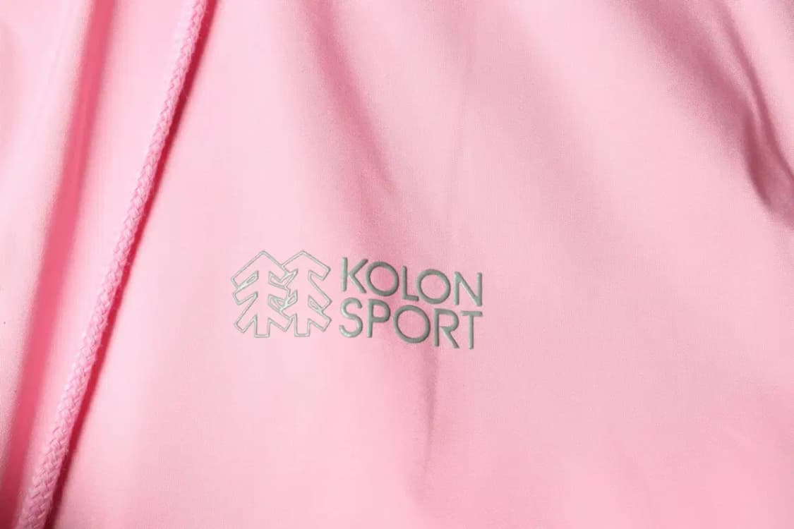 W(XL) 코오롱스포츠 집업 바람막이 점퍼자켓 조끼 경량 핑크-15A32 상품이미지5