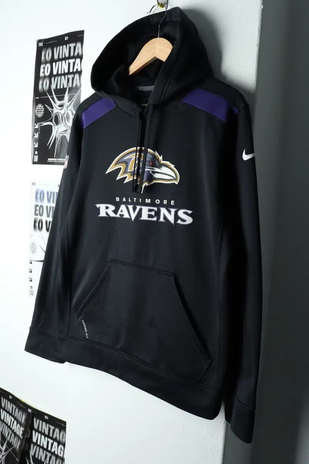 (S-M) 나이키 후드티셔츠 발티모어 기모-15A36 상품이미지1