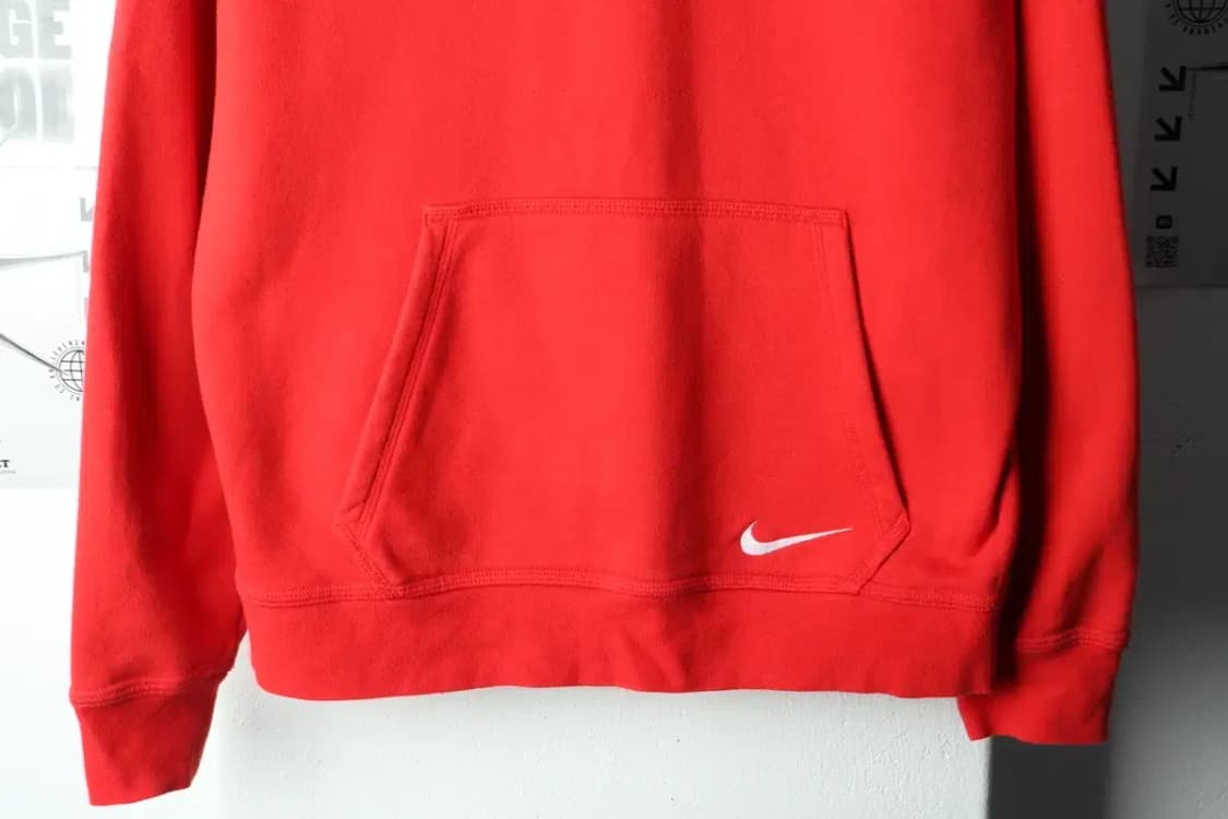 (XL) 나이키 후드티셔츠 레드 기모 올드스쿨-15A37 상품이미지4