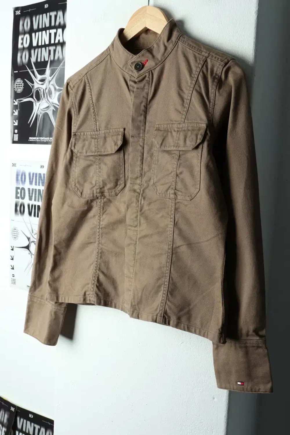 W(M) 타미힐피거 집업 바람막이 점퍼자켓 브라운 아메카지-15A41 상품이미지1