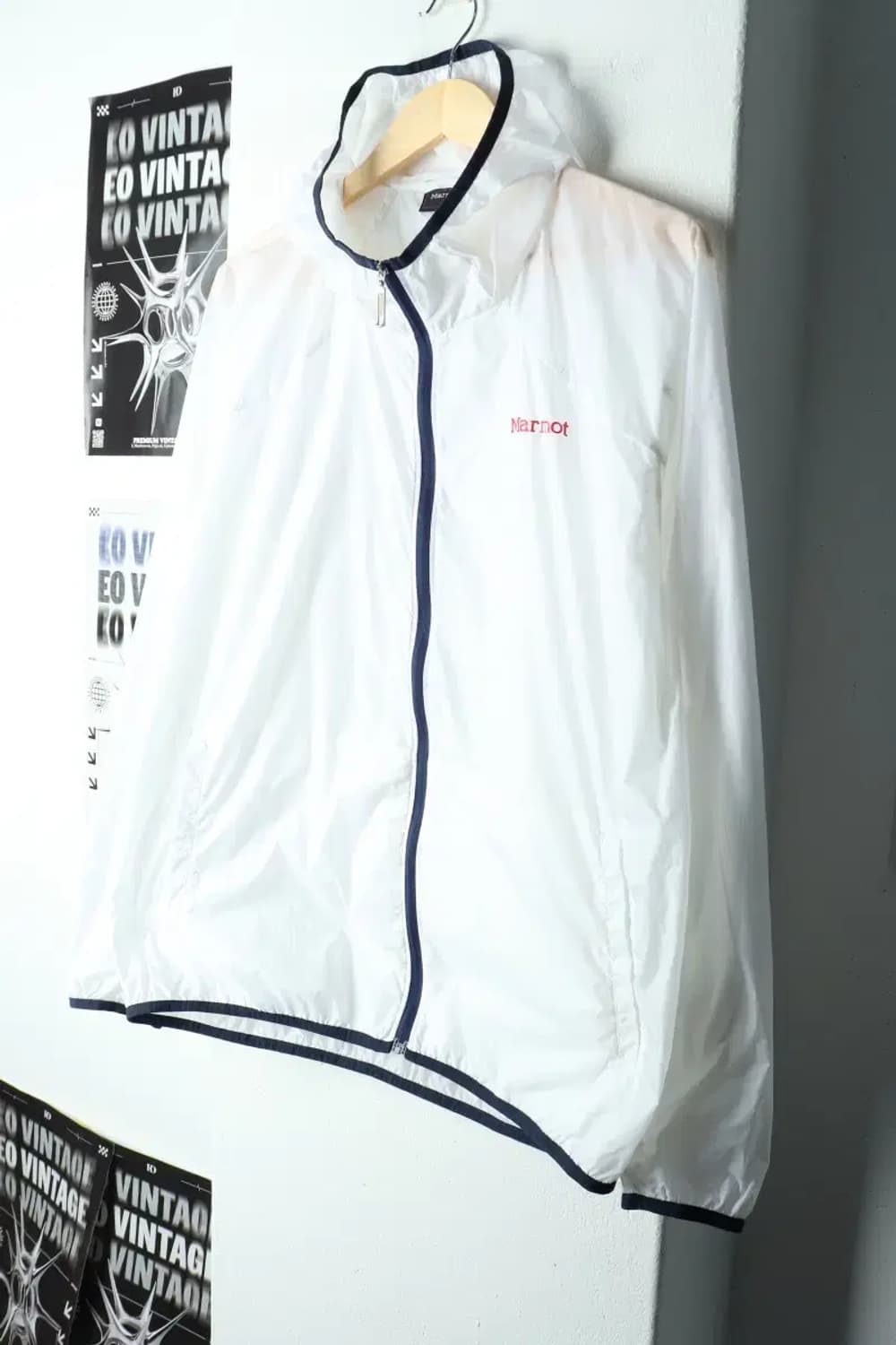 (XL) 마모트 집업 바람막이 점퍼자켓 경량 화이트-15A42 상품이미지1