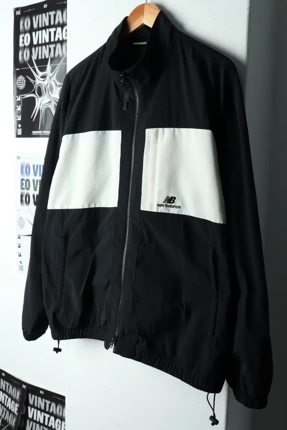 (L-XL) 뉴발란스 집업 바람막이 점퍼자켓 범고래 올드스쿨-15A43 상품이미지1