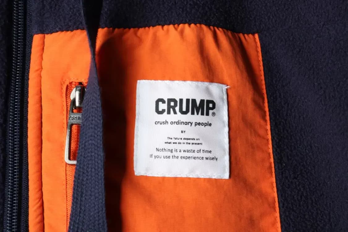 (F) 브랜드빈티지 후드집업 크럼프 후리스 네이비-15A47 상품이미지5