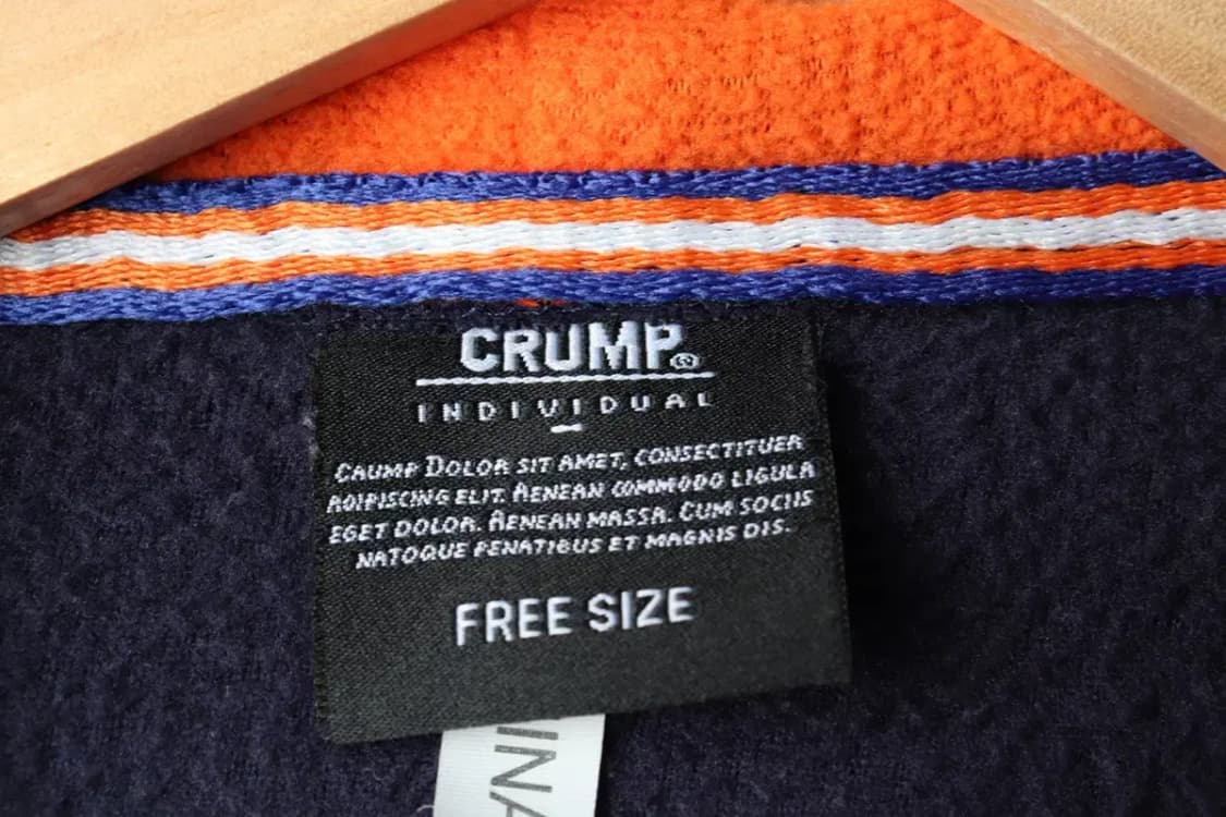 (F) 브랜드빈티지 후드집업 크럼프 후리스 네이비-15A47 상품이미지6