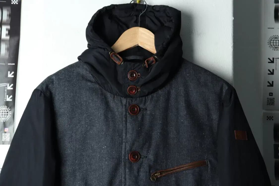 (L-XL) 아르마니 패딩 점퍼자켓 네이비 한정판-15A49 상품이미지3