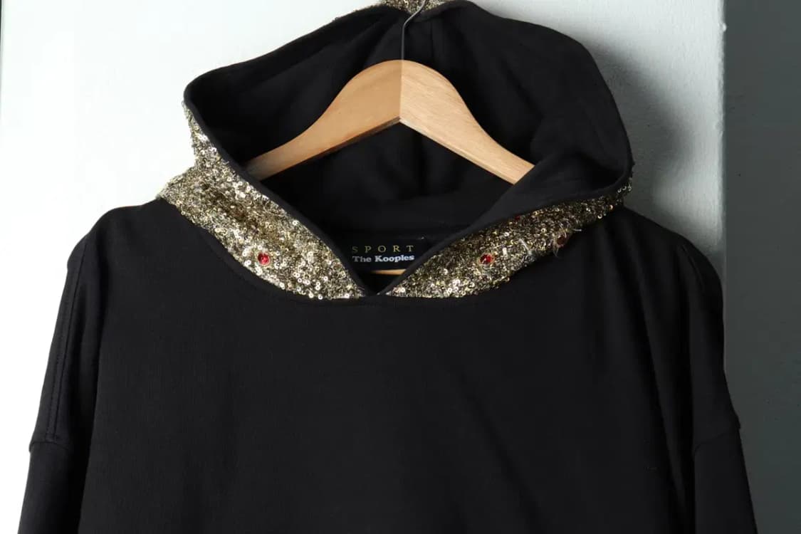 W(F) 브랜드빈티지 후드티셔츠 더쿠플스 비즈 한정판-15A4C 상품이미지3