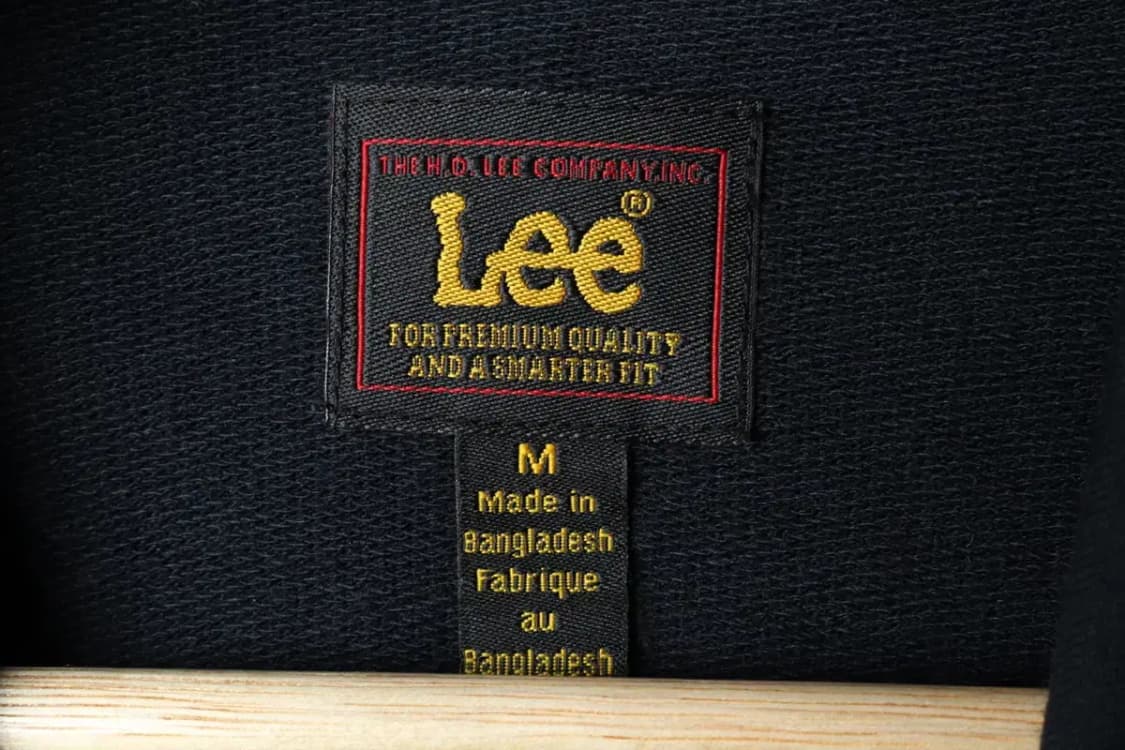 (M-2XL) 리 후드티셔츠 빅로고 블랙 올드스쿨-15A4D 상품이미지6