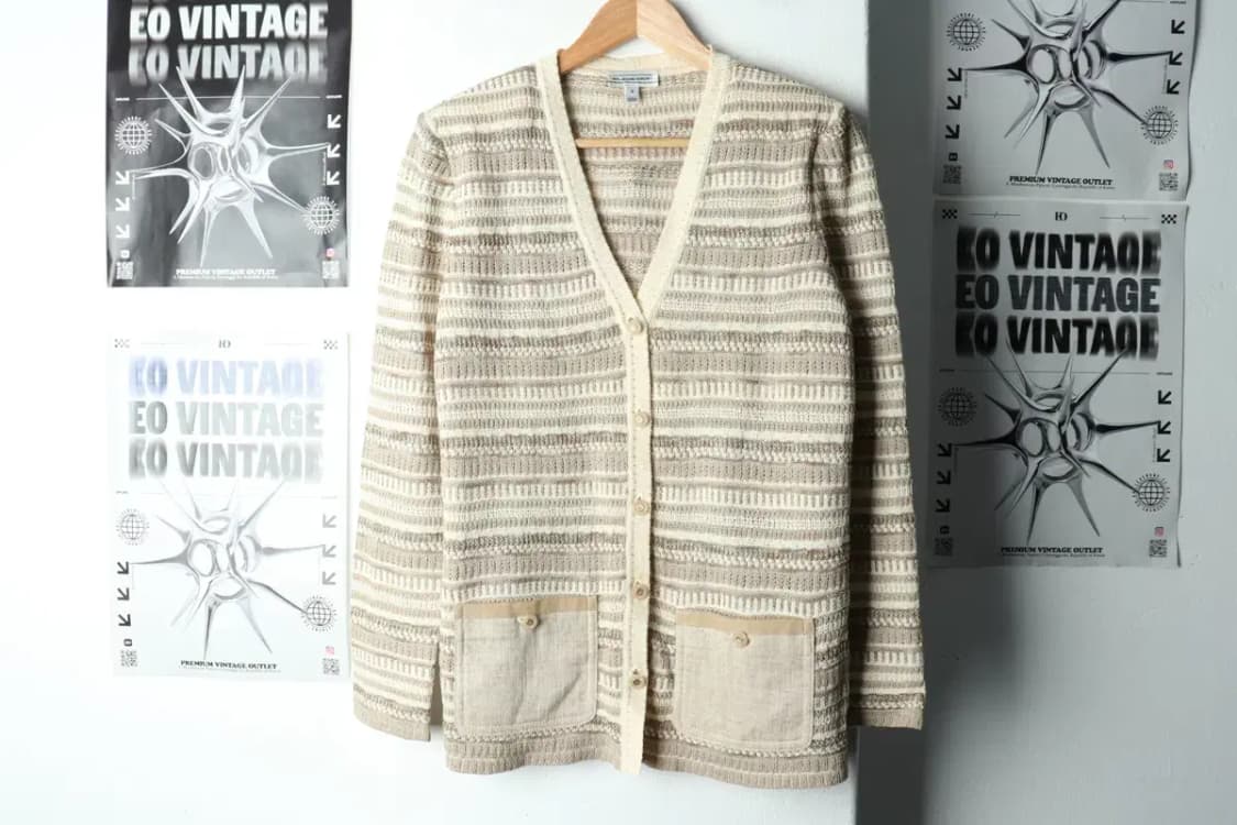 W(S-M) 브랜드빈티지 니트 가디건 세인트존 린넨-15A4F 상품이미지2