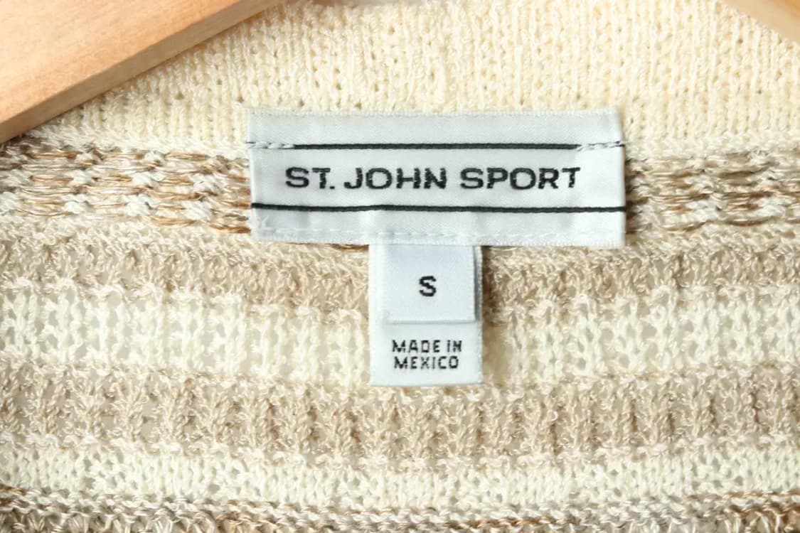 W(S-M) 브랜드빈티지 니트 가디건 세인트존 린넨-15A4F 상품이미지6