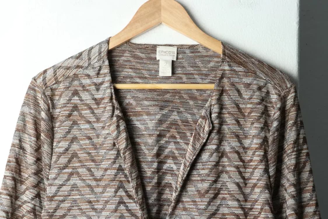 W(M) 브랜드빈티지 니트 가디건 패턴 컬러믹스-15A51 상품이미지3