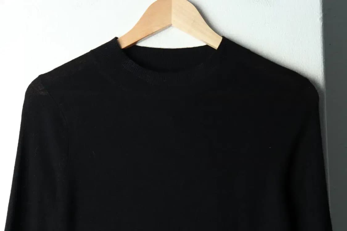 W(M) 브랜드빈티지 니트 쿠즈텡 블랙 울-15A53 상품이미지3