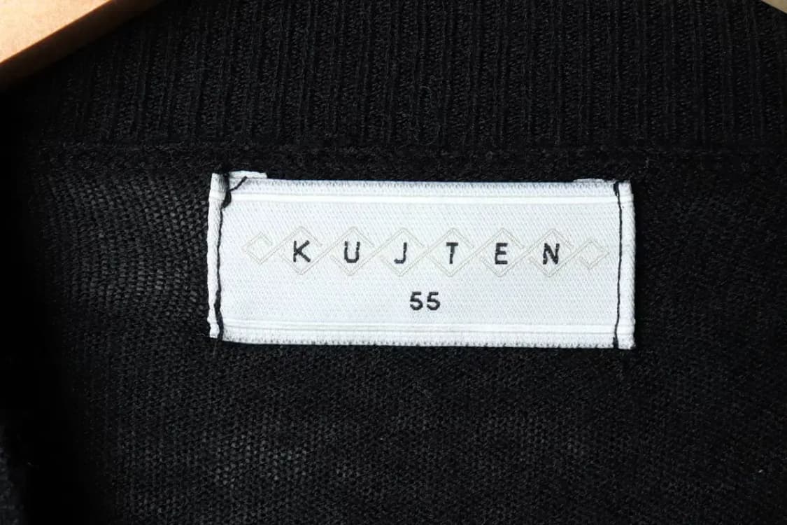 W(M) 브랜드빈티지 니트 쿠즈텡 블랙 울-15A53 상품이미지5