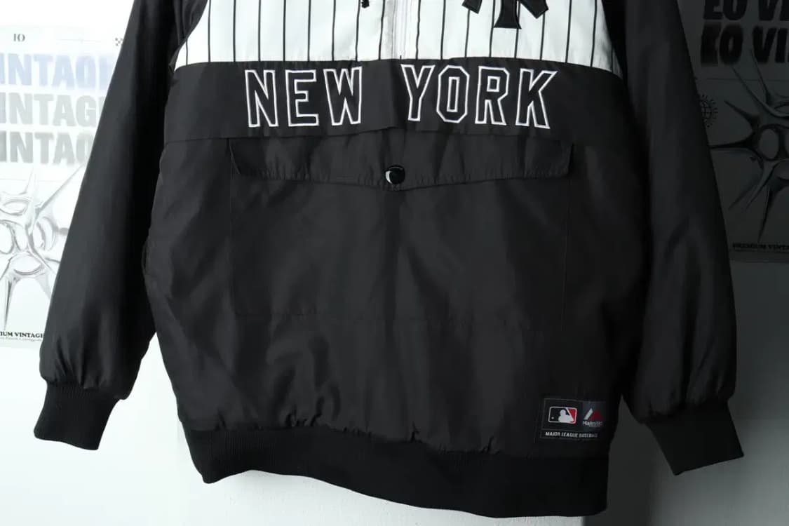 W(XL) 마제스틱 패딩 점퍼자켓 양키즈 아노락 범고래 한정판-15A59 상품이미지4