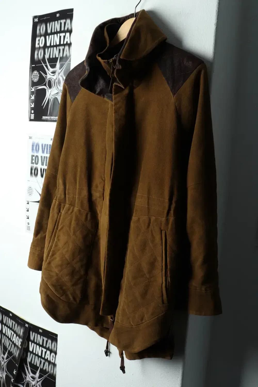 W(M-F) 타임 집업 바람막이 점퍼자켓 한섬 사용감 스웨이드-15A5A 상품이미지1