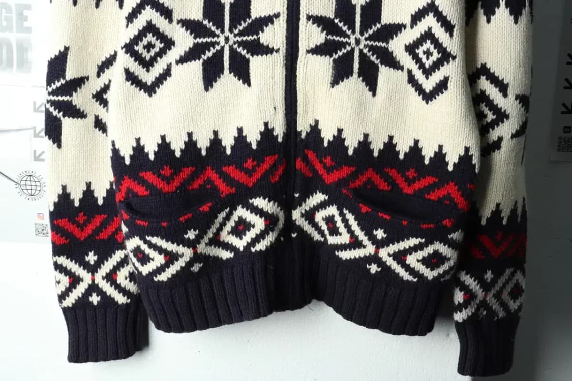 (M) 폴로 랄프로렌 니트 가디건 집업 성조기 코위찬-15A5C 상품이미지4