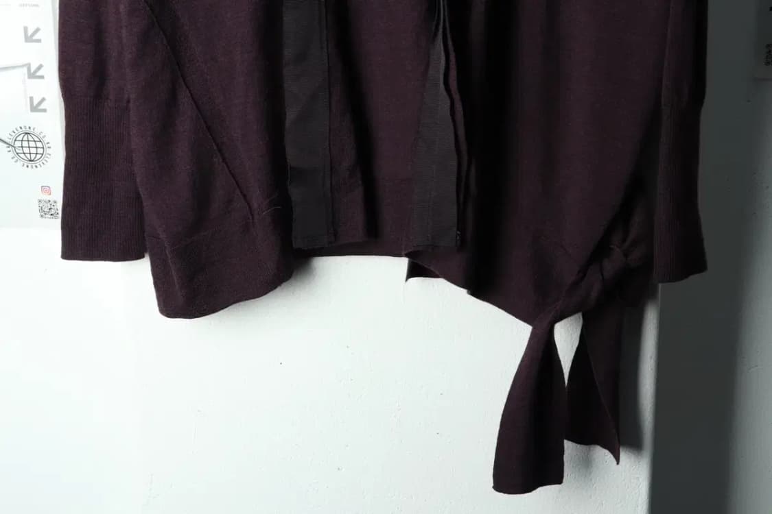 W(M-F) 랑방 니트 가디건 한섬 퍼플 울 한정판-15A5D 상품이미지4