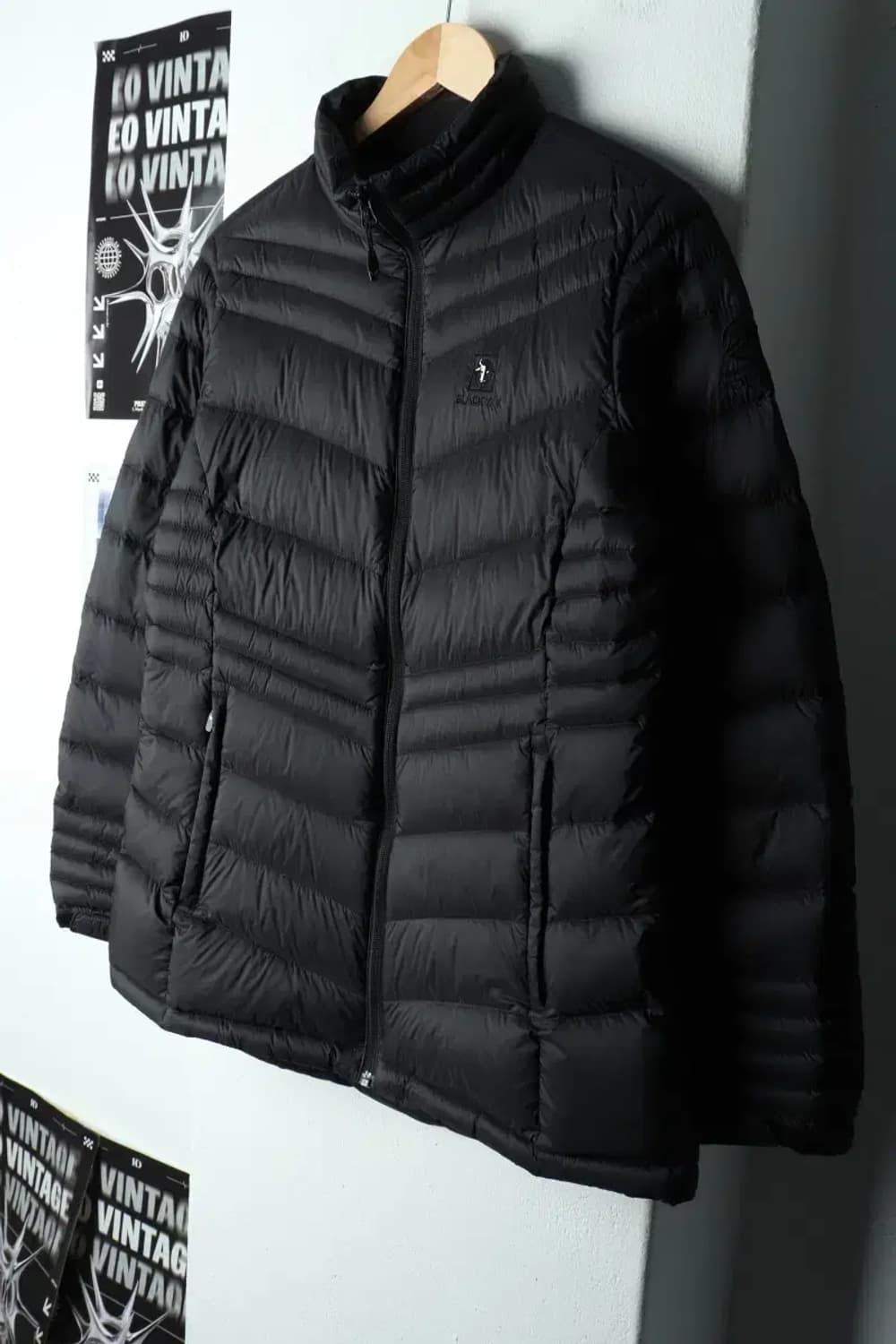 W(XL) 블랙야크 패딩 점퍼자켓 경량 블랙-15A24 상품이미지1