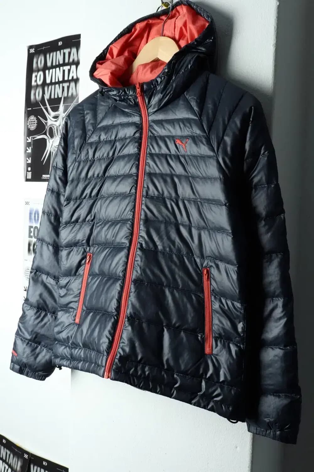 W(M) 퓨마 패딩 점퍼자켓 경량 블루 구스다운-15A28 상품이미지1