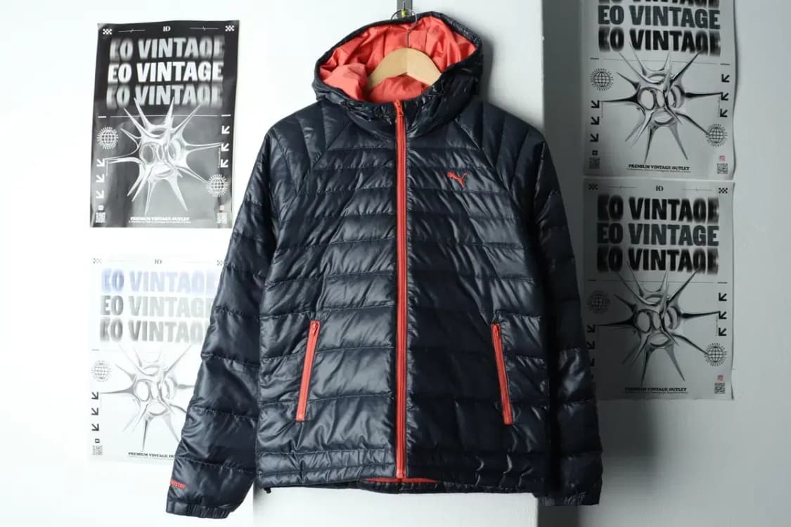 W(M) 퓨마 패딩 점퍼자켓 경량 블루 구스다운-15A28 상품이미지2