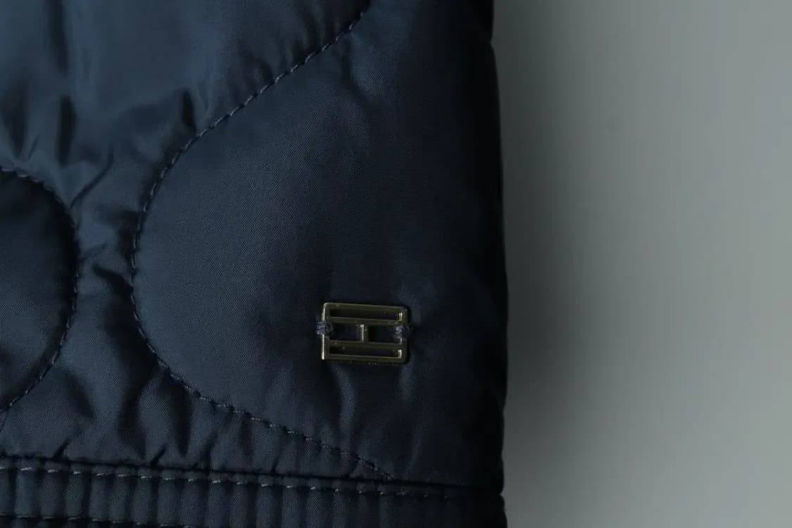 W(XS) 타미힐피거 패딩 점퍼자켓 경량 네이비 롱-15A29 상품이미지5