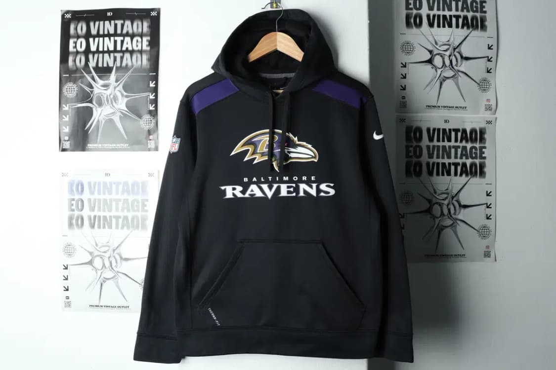 (S-M) 나이키 후드티셔츠 발티모어 기모-15A36 상품이미지2