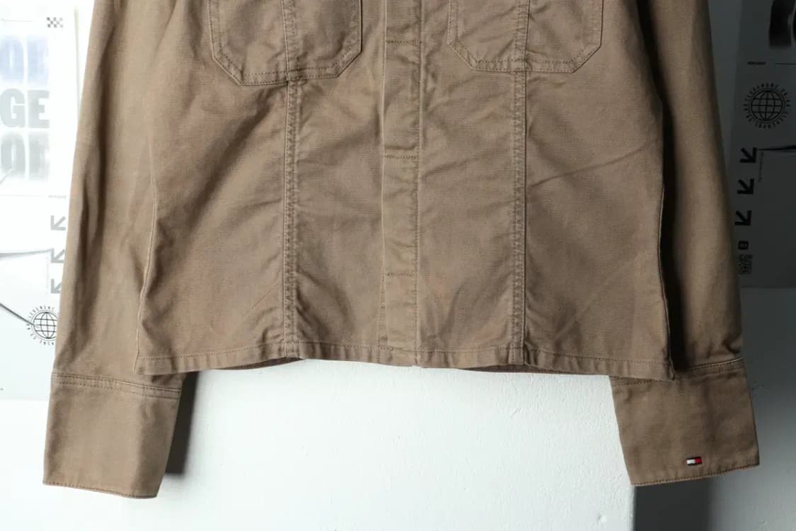 W(M) 타미힐피거 집업 바람막이 점퍼자켓 브라운 아메카지-15A41 상품이미지4