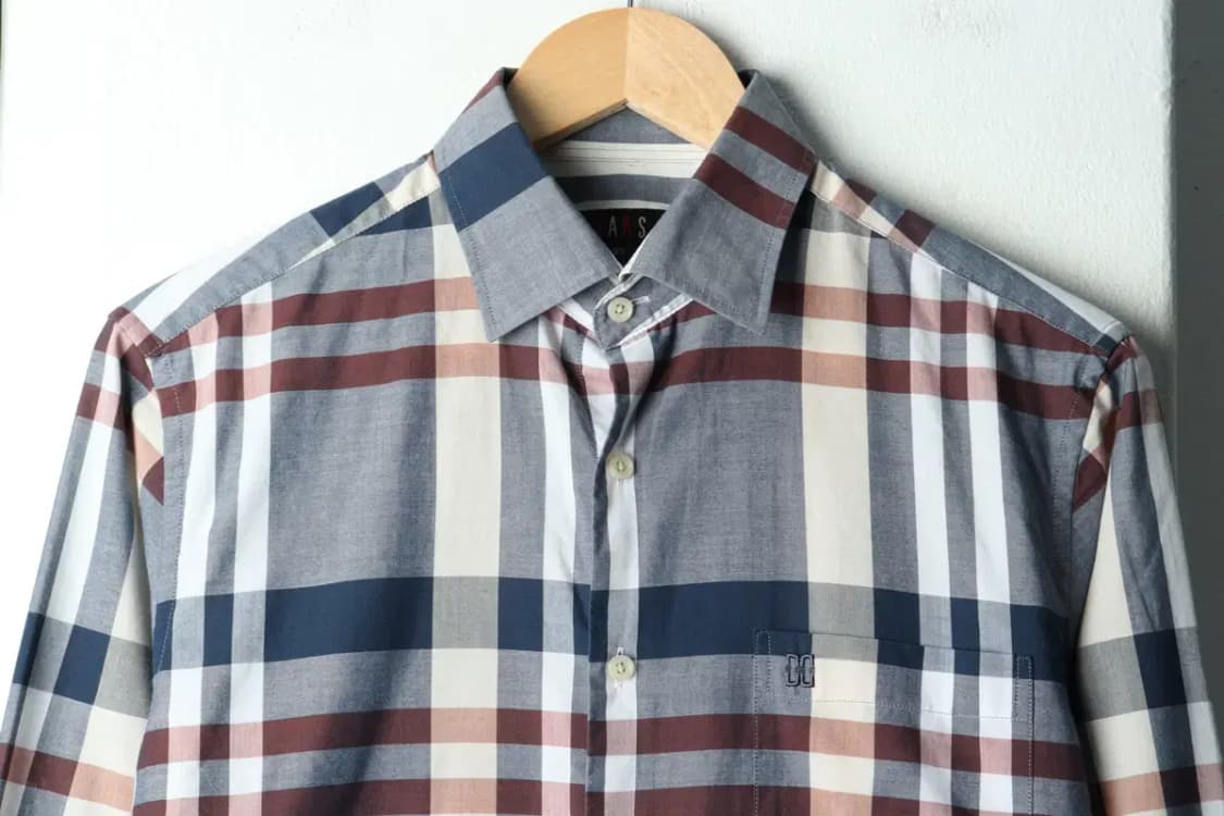 (M) 닥스 셔츠 남방 체크 슬림핏-15A44 상품이미지3