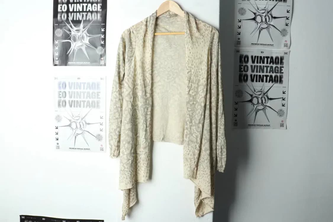 W(F) 브랜드빈티지 니트 가디건 쟈딕앤볼테르 린넨 레오파드-15A46 상품이미지2