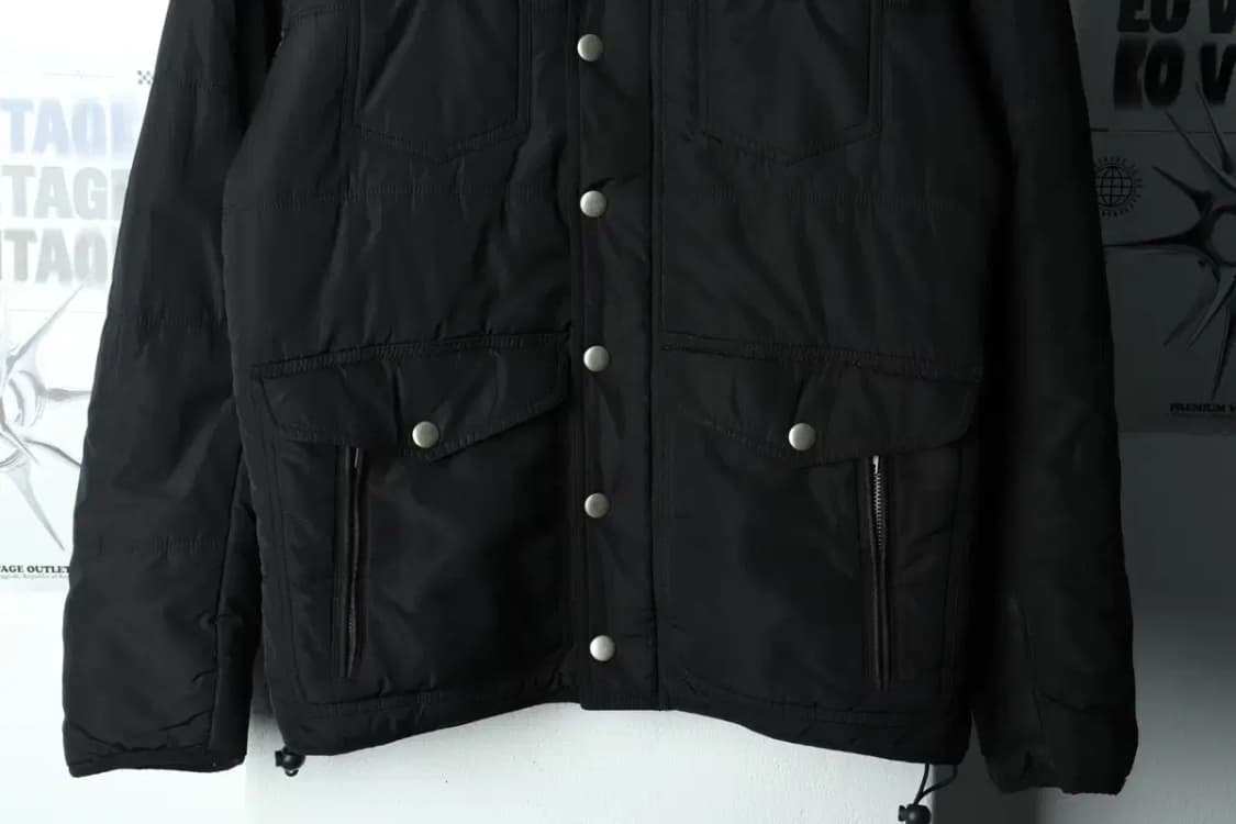 (M-L) 디젤 패딩 점퍼자켓 테크웨어 블랙 한정판-15A4A 상품이미지4