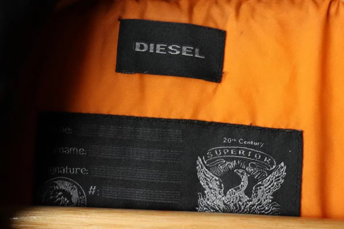 (M-L) 디젤 패딩 점퍼자켓 테크웨어 블랙 한정판-15A4A 상품이미지6