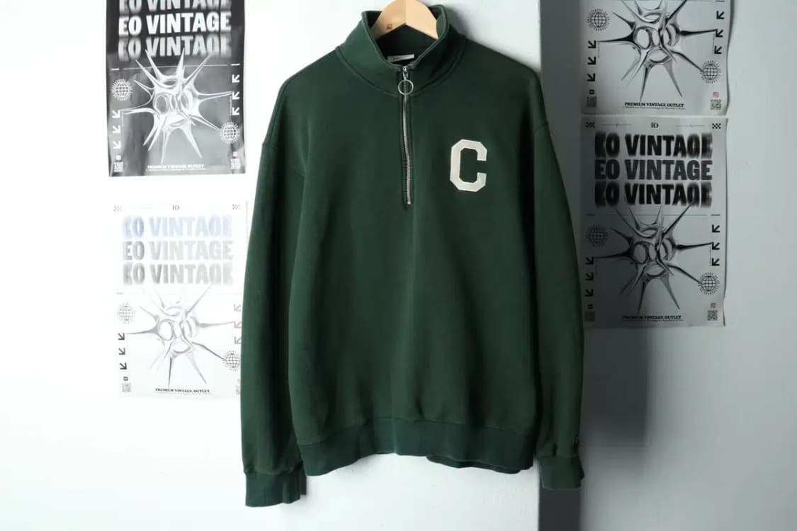 (L) 커버낫 후드집업 반집업 그린 올드스쿨-15AA2 상품이미지2